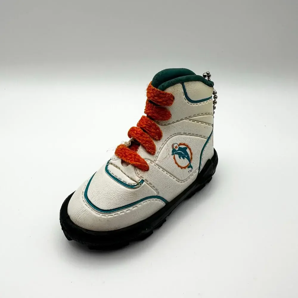 Miami Dolphins Vintage Sneaker Shoe Boot Key Chain Keychain NFL Collectors